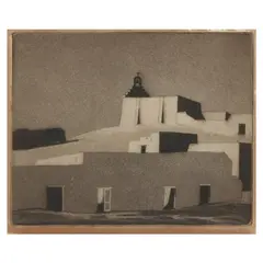 Mission by Doel Reed, Etching and aquatint, sold Oct 2025