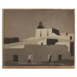 Mission by Doel Reed, Etching and aquatint, sold Oct 2025