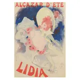 Lidia by Jules Chéret, Lithograph in colors, sold Oct 2025
