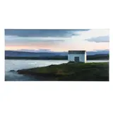 The Lake at Sunset by Gayle Stott Lowry, Oil and wax on canvas, sold Oct 2025