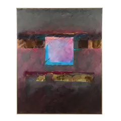 Third Generation & To Your Left by Scott Upton, Acrylic and metallic paint on canvas, sold Oct 2025