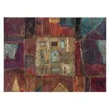 Patterns by Maxine Linney, Mixed media on paper collage, sold Oct 2025