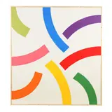 Bands of Color in Motion by Sam Ezell, Oil on canvas, sold Oct 2025