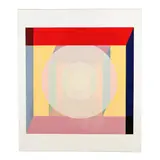 Transparent Geometry by John Hiigli, Transparent oil on canvas, sold Oct 2025