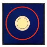 Target (Study #6) by Phyllis Stevens, Colored acrylic/plexiglass in yellow, sold Oct 2025