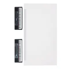 FS 160 by John Armleder, Acrylic on linen assembled with Roland electronic pianos, sold Oct 2025