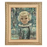 Young Girl by Igor Pantuhoff, Oil on canvas, sold Oct 2025