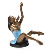 Elation by Ramon Parmenter, Patinated and cold-painted bronze, sold Oct 2025