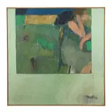 Homage to an Illusion by Bernard Martin, Oil on canvas, sold Oct 2025