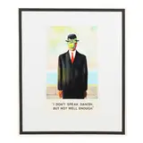 Magritte the Son of Man by Bernard Martin, Oil on canvas, sold Oct 2025
