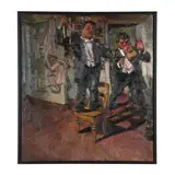 Putting on the Ritz by Michael Ananian, Oil on canvas, sold Oct 2025
