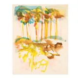 Summer Trees by A. B. Jackson, Watercolor on paper, sold Oct 2025