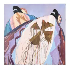 Together by Dolona Roberts, Acrylic on canvas, sold Oct 2025