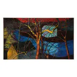 Landscape with Trees by Virginia Derryberry, Oil on canvas, sold Oct 2025