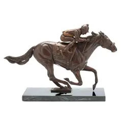 SABIN, Bred by Keswick by Pam Foss, Patinated bronze, sold Oct 2025