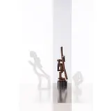Kêêlé by Abou Traoré, 2019, Bronze à la cire perdue, patine brune, sold Oct 2020