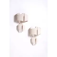 BATT - Prototype by Charles Tassin, Plâtre blanc et acier, sold Dec 2020