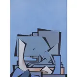 La jouissance hallucinée by Joaquín Ferrer, 1985, Technique mixte sur carton marouflé sur panneau de bois, sold Jun 2021