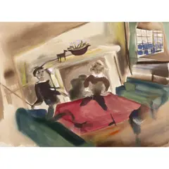 Out of Town by Sophie von Hellerman, 2006, Acrylique sur toile, sold May 2021
