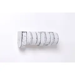Almost exactly by Ted Larsen Artist, 2020, Acier de récupération peint, contreplaqué, silicone, gomme vulcanisée et clous, sold Jul 2021