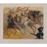 La bataille de Tétouan by Salvador Dalí, 1971, Lithographie sur papier vélin Arches, sold Jun 2021
