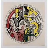 The Solomon R. Guggenheim Museum - 1969 by Roy Lichtenstein, Sérigraphie sur papier marouflé sur toile, sold Jun 2021