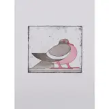 Le pigeon - 2004 by François-Xavier Lalanne, Vernis mou et aquatinte sur papier Moulin de Pombié, sold Jun 2021