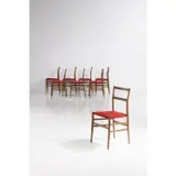 Modèle 699 dit Superleggera by Gio Ponti, Bois et textile, sold Jul 2021