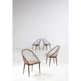 Cadeira curva by Joaquim Tenreiro, Bois d'imbuia et cannage, sold Jul 2021