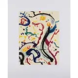 Sans titre (SFE-073) - 1990 by Sam Francis, Aquatinte et chine-appliqué sur vélin BFK Rives, sold Dec 2021