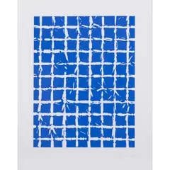 Sans titre - 2005 by Simon Hantaï, Sérigraphie sur papier vélin, toutes marges, sold Dec 2021