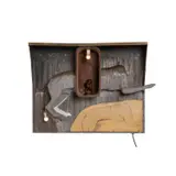 & Nancy Reddin Kienholz ( 1943-2019) by Edward Kienholz, Technique mixte, collage, système électrique et grenouille naturalisée sur panneau, sold Dec 2021