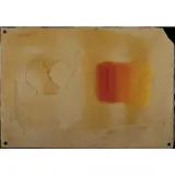 Les voisins by Fabrice Hyber, 1990, Acrylique, crayon, et oeillets sur résine, sold Sep 2021