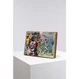 Sans titre, ( Série des Livres-Peintures) by Alicia Paz, Gouache et collage sur livre ancien, sold Sep 2021