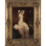 Nu féminin by Henri Adrien Tanoux, Huile sur toile, sold Dec 2021