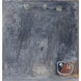 Trou by Fadia Haddad, 1987, Technique mixte et collage sur papier marouflé sur toile, sold Nov 2021