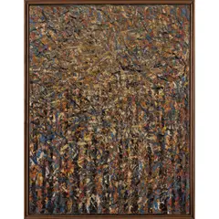 Scène de marché by Ablade Glover, 1993, Huile sur toile, sold Nov 2021