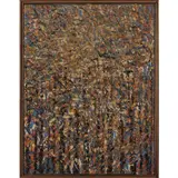 Scène de marché by Ablade Glover, 1993, Huile sur toile, sold Nov 2021
