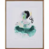 Rêve by Franck Lundangi, 2013, Encre et aquarelle sur papier, sold Nov 2021