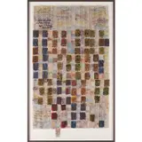 Blueprint by Admire Kamudzengerere, 2017, Encre, acrylique, crayon et collage sur feuilles d'annuaire téléphonique, sold Nov 2021