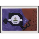 Sans titre (Magic Men) by Ouattara Watts, 1996, Pastel sur papier, sold Nov 2021