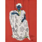 Les femmes qui nous entourent by Moustapha Baidi Oumarou, 2018, Technique mixte sur toile, sold Nov 2021
