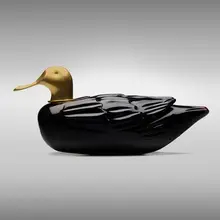 Prototype Anitra (Duck) by Toni Zuccheri, 1997, glass, bronze, sold Mar 2023