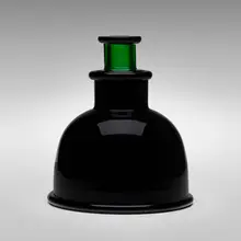 Basilissa vase by Ettore Sottsass, 1972, incalmo glass, sold Mar 2023