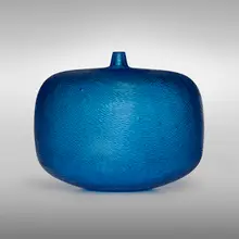 Movimento dell'Acqua di Mr. Giacomo vase by Yoichi Ohira, 2002, glass canes with battuto surface, sold Mar 2023