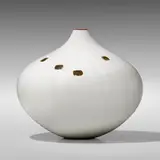 Silenzio vase by Yoichi Ohira, 1999, polished and ground glass canes with murrine, sold Mar 2023