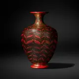 Important Decoro Fenicio vase, model 5947 by Carlo Scarpa, 1928-29, internally decorated glass with gold leaf, sold Mar 2023