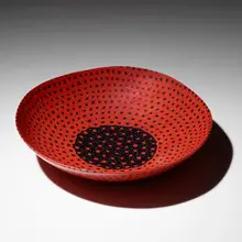 Murrine Opache bowl, model 4014 by Carlo Scarpa, c. 1940, fused glass murrine with wheel-carved surface, sold Mar 2023