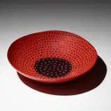 Murrine Opache bowl, model 4014 by Carlo Scarpa, c. 1940, fused glass murrine with wheel-carved surface, sold Mar 2023