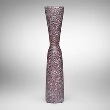 Rare Mezzaluna vase, model 3676 by Paolo Venini, 1954, fused glass murrine, sold Mar 2023